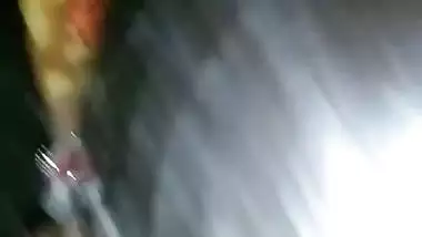Punjaban gives an Indian blowjob with a condom on