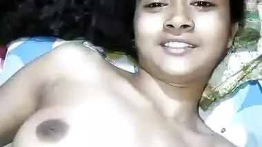 A desi nude village girl talks dirty with her lover