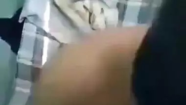 Sexy girl’s blowjob MMS of sucking a dick and drinking cum